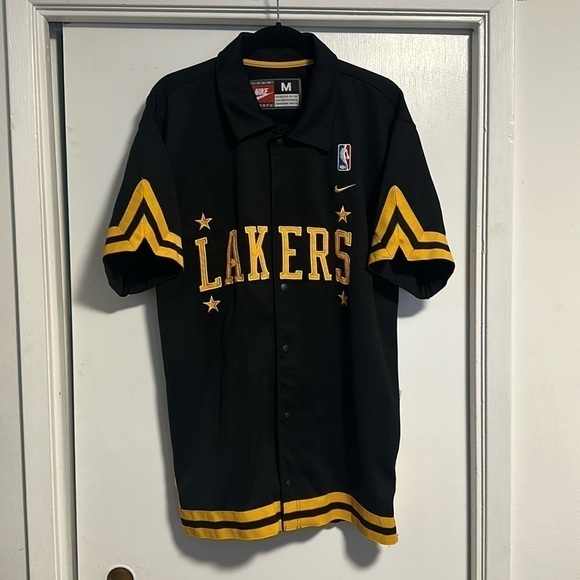 EUC: Nike Los Angeles Lakers Rewind Throwback Warm Up Kobe Suit Jacket Men’s M - Picture 1 of 7